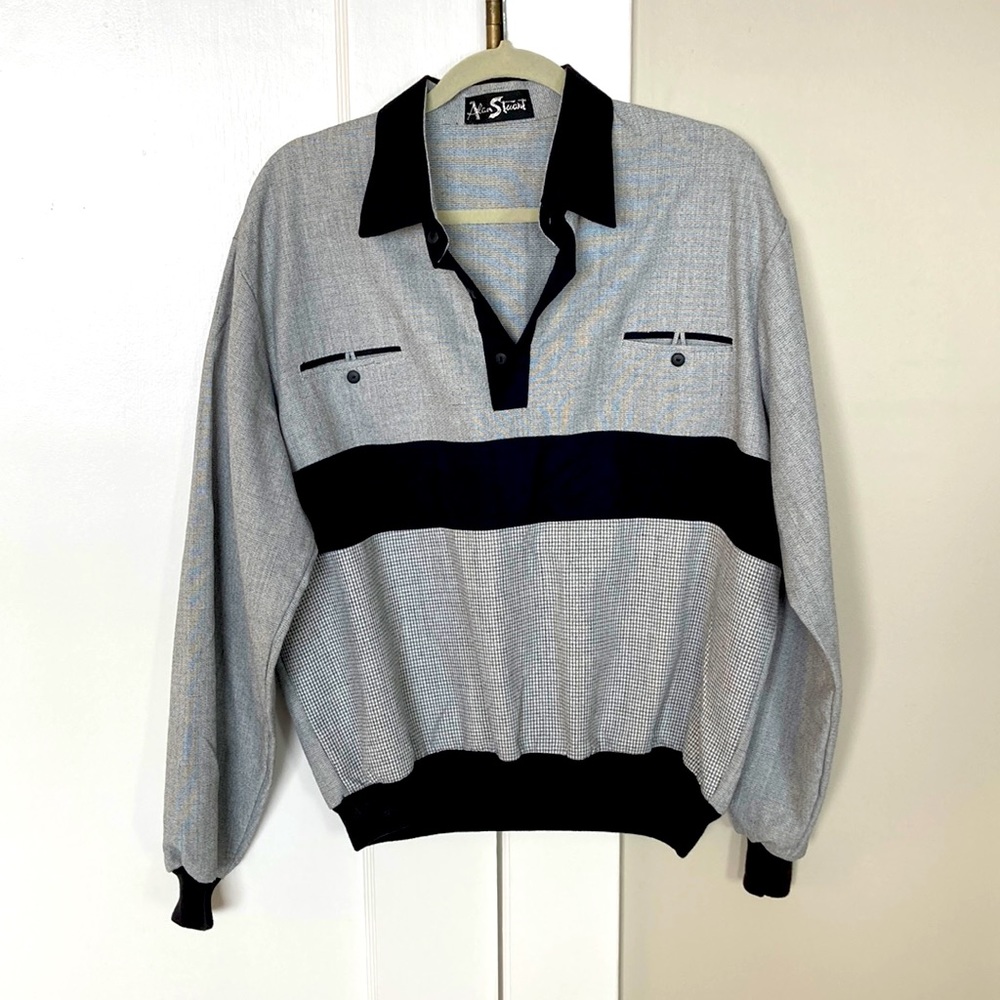 Vintage 80s 90s Alan Stuart pullover sweater size L